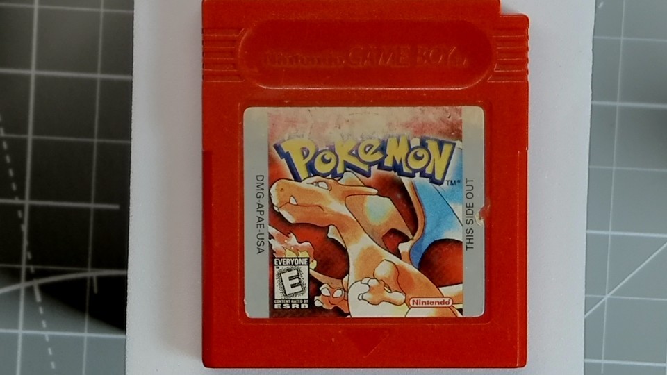 Pokémon Red Game Boy cartridge